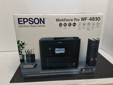 Epson WorkForce Pro WF-4830 Wireless All-in-One Printer - Black New
