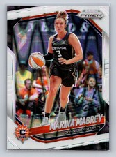 2025 Panini Prizm WNBA #18 Marina Mabrey White Seismic Prizms