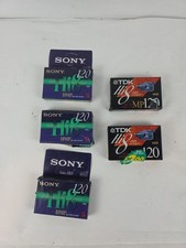 Sony 8mm 120 Minute  TDK Video MP/HMP Hi8 Digital Cassette Tape Lot of 5 New