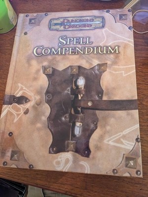 Dungeons and Dragons 3.5 Edition Spell Compendium -  First Print 2005