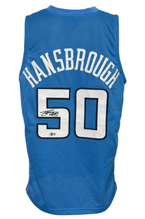North Carolina Tyler Hansbrough Autographed College Style Jersey BAS Authenti...