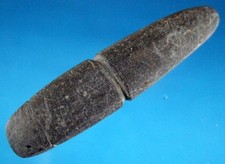 Very Fine Authentic North Carolina Grooved Center Pick with SCA COA Arrowheads