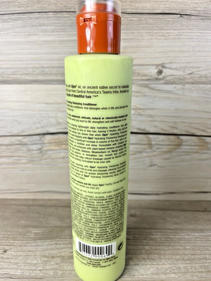Acondicionador espesante hidratante para el cabello OJON 8,44 OZ NUEVO DE STOCK cuidado del cabello descontinuado Foto 2 de 2