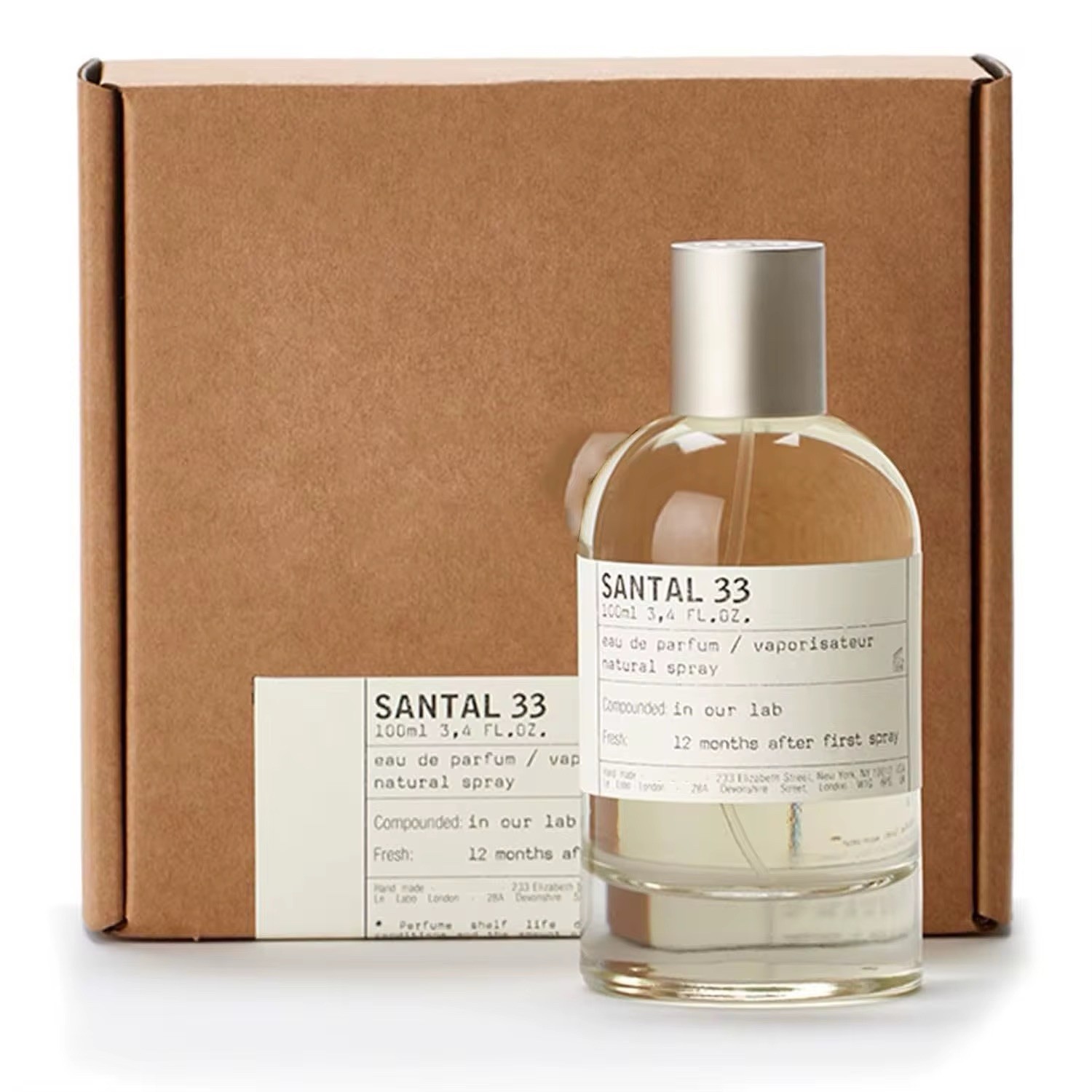 Le Labo Santal 33 Eau de Parfum Spray, 3.4 oz (100 Ml)