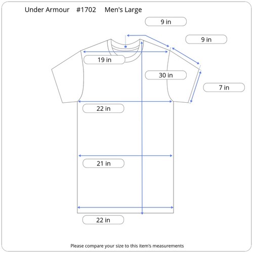 Camiseta Under Armour Project Rock HeatGear Para Hombre Grande Calce Suelto Gris Logo Toro Gimnasio - Imagen 11 de 11