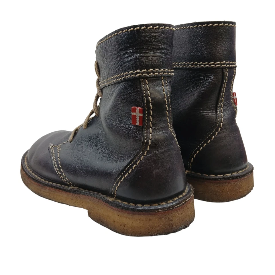 Bota clásica danesa con corbata informal Duckfeet marrón Faborg talla EU40 US M8/W9.5 Foto 3 de 4