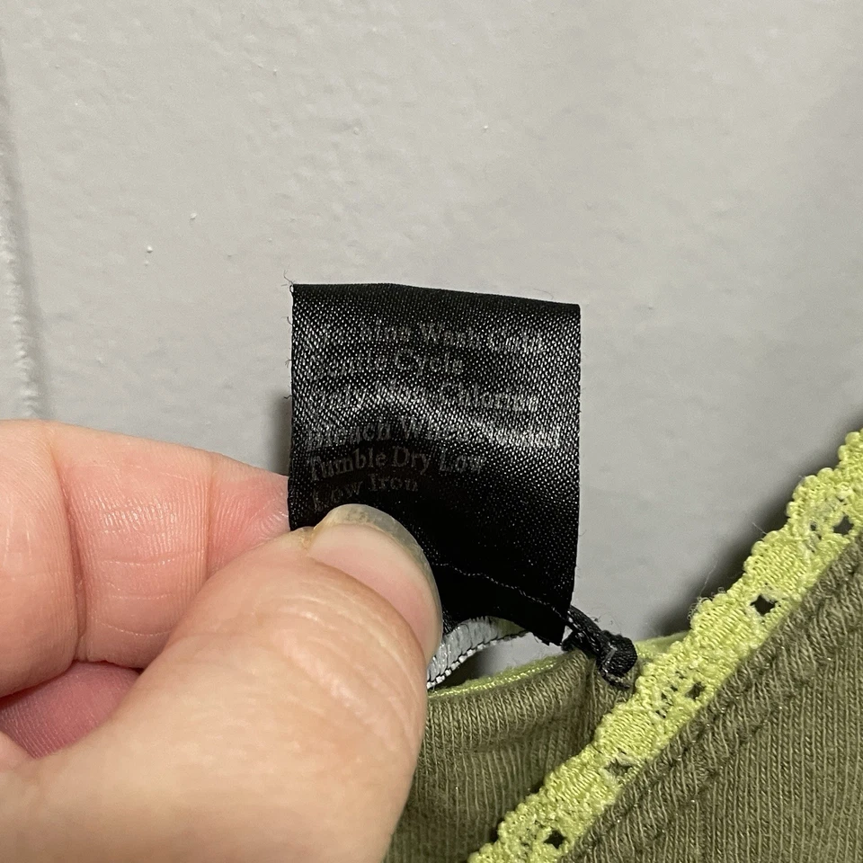 Top Babydoll largo sombra de ojos Y2K talla grande verde coqueta Kawaii lazo femenino Foto 4 de 4