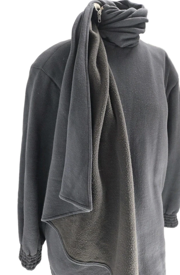 Jean Paul Gaultier Pour Gibo 男式夹克 42 复古 20 世纪 80 年代羊毛棉褶皱... — 第 4/4 张图片