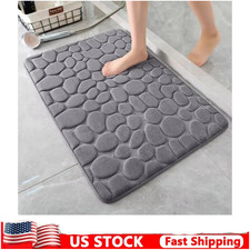 Super Absorbent Bathroom Floor Mat Quick-Dry Non-Slip Bath Rug Door Carpet Entry