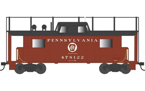 Bowser ~ Escala HO ~ Caboose de acero Clase N8 ~ Pennsylvania PRR #478142 ~ 43413 | Zustand: New