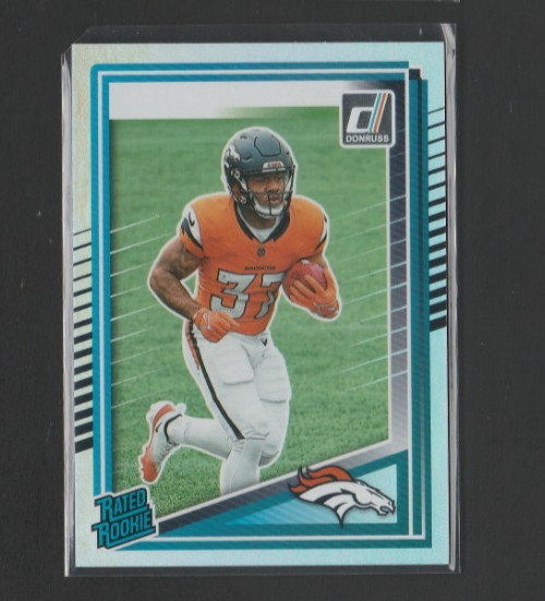 2025 Panini Donruss RATED ROOKIE NO NAME RJ Harvey #312