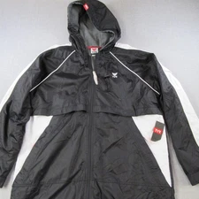 TYR Alliance Parka WASP2A Black Adult Large NEW Hooded Jacket Long