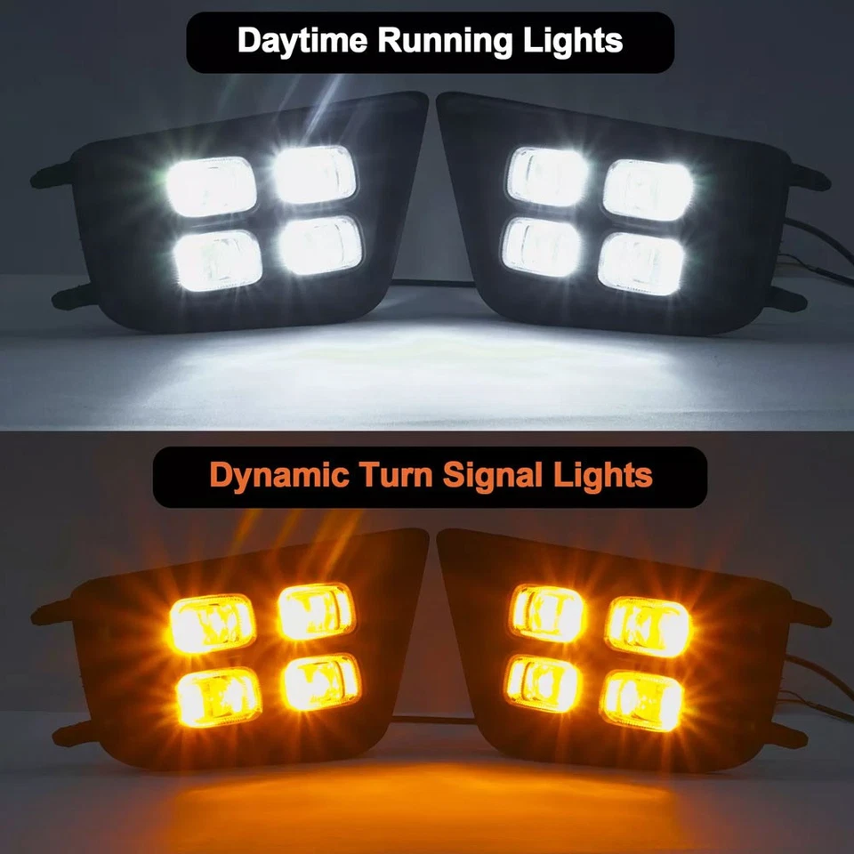 LED Fog Lights For Toyota Tacoma 2012 2013 2014 2015 DRL Daytime Running Light - Imagem 4 de 4