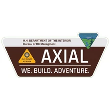 Axial Axial Bureau of RC Management Sticker LOSSTK2