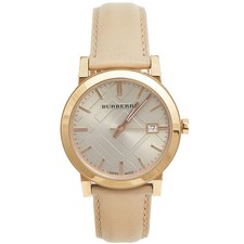 BURBERRY BU9014 CLASSIC 38  MM ROSE  TONE SWISS WOMAN'S WATCH