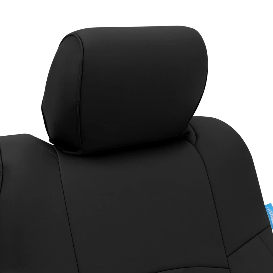 For Chevy Express 3500 01-09 Rhinohide 1st Row Custom Black Seat Covers Foto 2 de 4