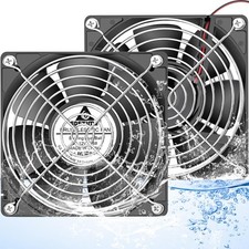IP68 Waterproof Fan 120mm x 25mm 12V DC 2-Pin Dual Ball High Speed