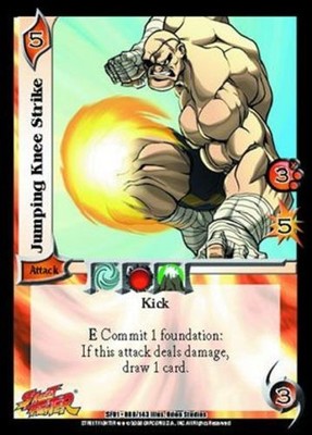 4X-Jumping Knee Strike-SF01:  Street Fighter (2006)-Universus
