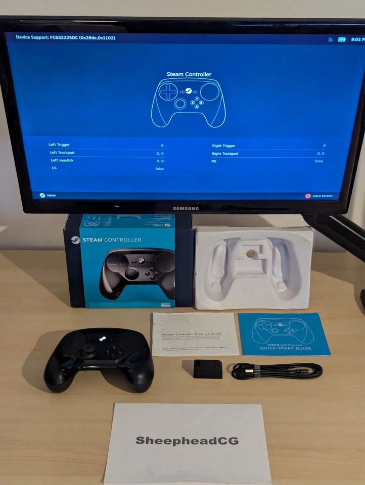Valve Steam Controller - VGC, Complete with Dongle, Box & Fully Tested #2 - Image 2 of 4