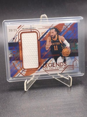 2025-26 Topps Motif Jalen Brunson /25 Orange Legends Of The Court Jumbo Jersey