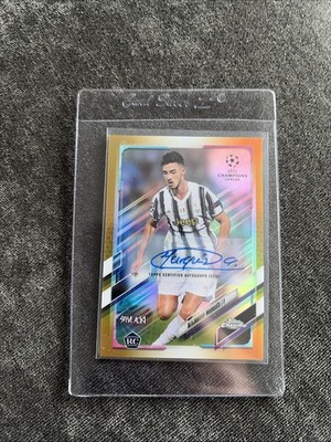 Alejandro Marques Auto Rookie RC #83 /50 Yellow 2020-21 Topps Chrome UEFA