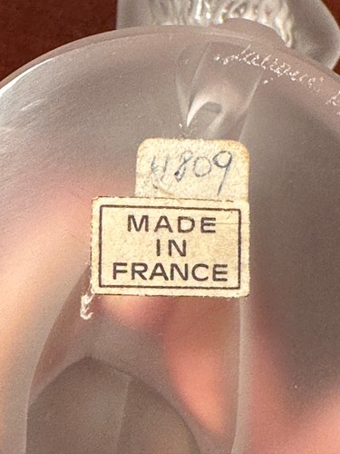 LALIQUE "Chrysis" Frosted Glass Nude Woman Car Hood Ornament Style Figurine - Picture 14 of 16