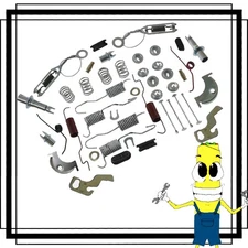 Complete Front Brake Drum Hardware Kit for Dodge Dart 1969-1975 w/ 9" Drums