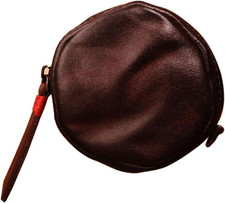 Leather Mini Vintage Purse Key Bag Coin Purse for Women Man