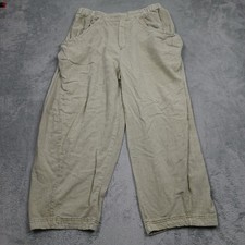 Free People Jeans Womens Large Green Barrel L...