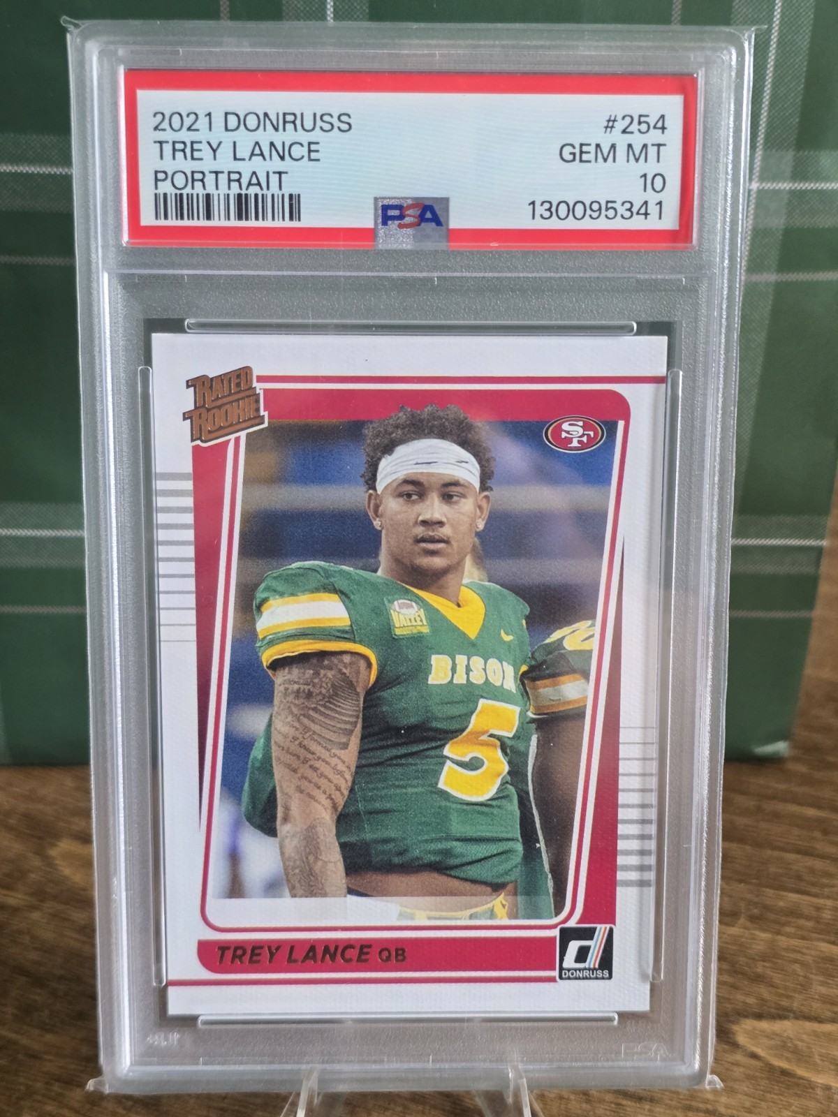 2021 Panini Donruss - Rated Rookie Trey Lance #254 Portrait (RC)