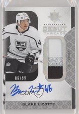 2019 Ultimate Collection Debut Threads 6/99 Tier 1 Blake Lizotte Patch Auto 1b9b