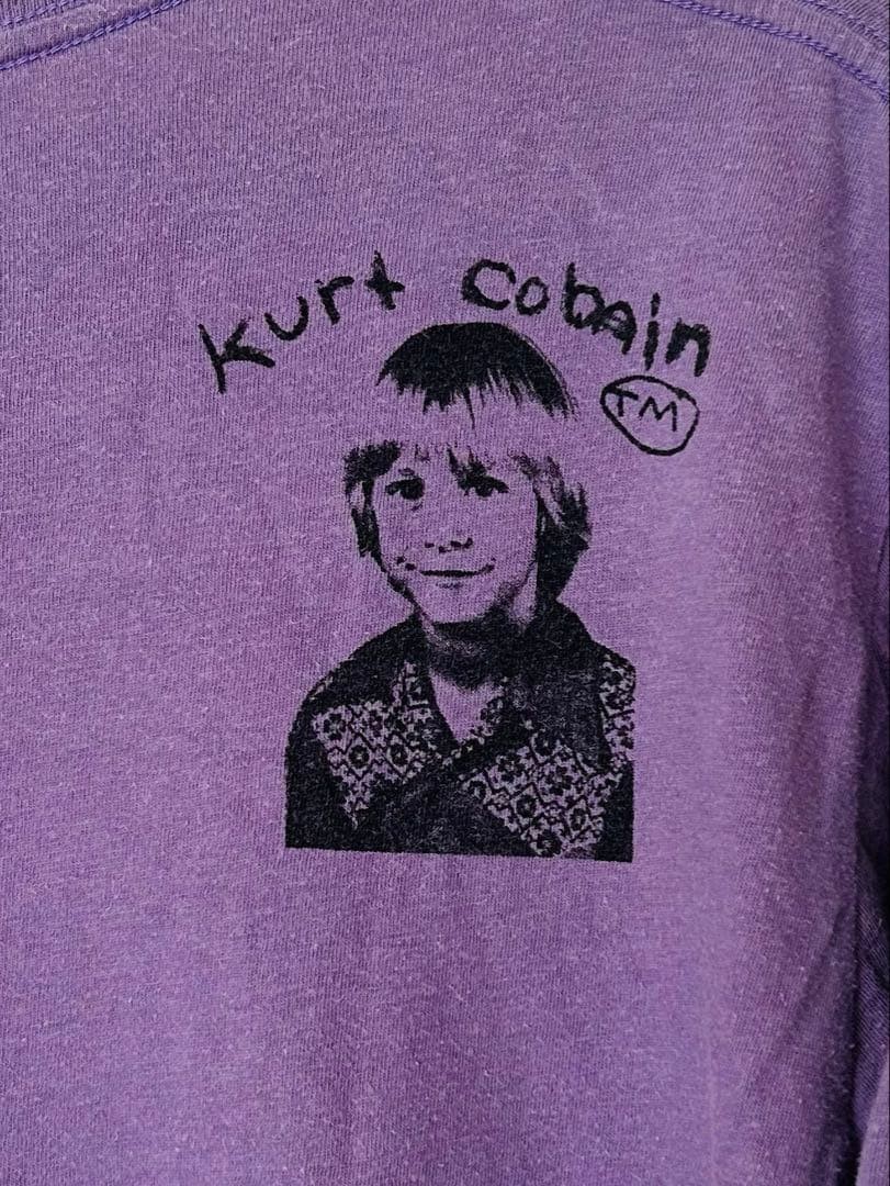 HYSTERIC GLAMOUR Kurt Cobain Purple T Shirt Size M Vi… - Gem