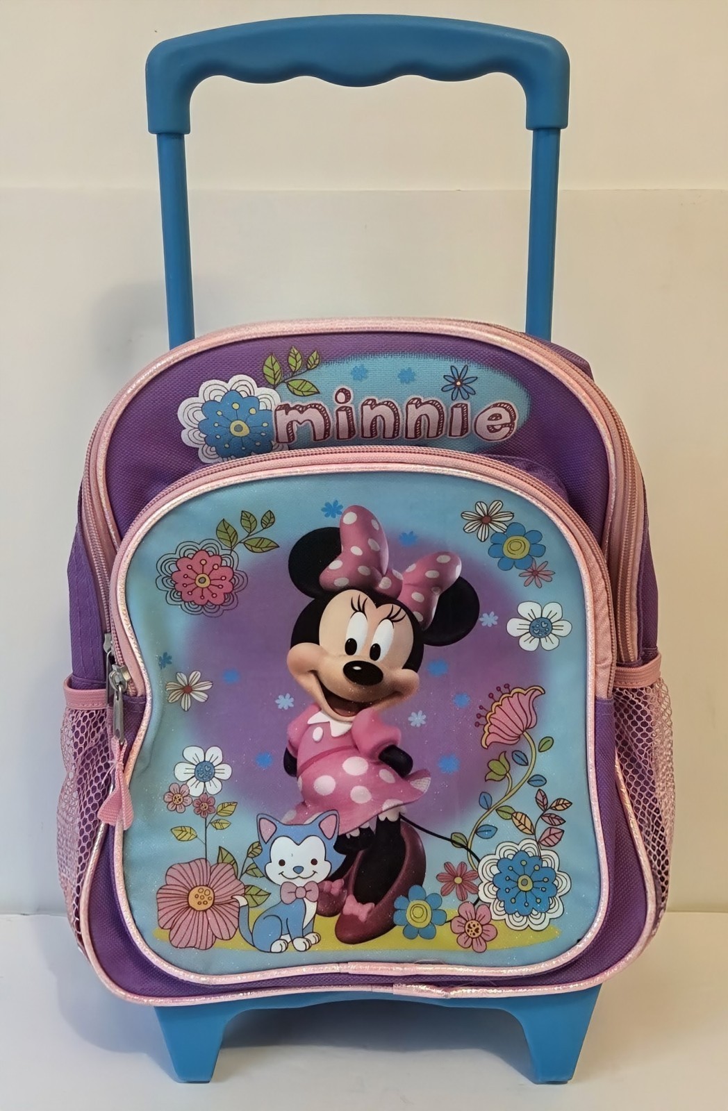 Kids Travel Bag Purple Pink Wheels