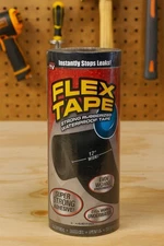 Flex Tape 12 InX10Ft Rubber Base, Black - Flex Seal Water-Proof Seal Tape