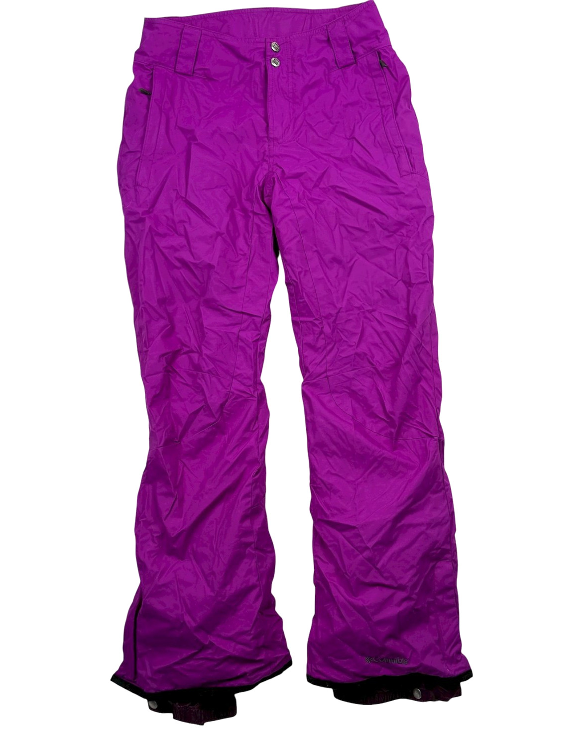 Columbia Waterproof Insulated Ski Pants Small Purple Omni Heat Tech Snowcore