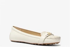 Michael Kors Mandy Moccasins Leather In Vanilla Cream Size 9 New In Box $155