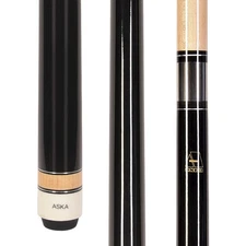 ASKA L3 No Wrap Pool Cue Stick, 58" Hard Rock Canadian Maple, 13mm Hard Tip, ...