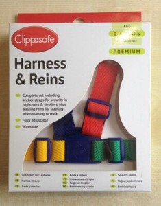 clippasafe walking harness and reins