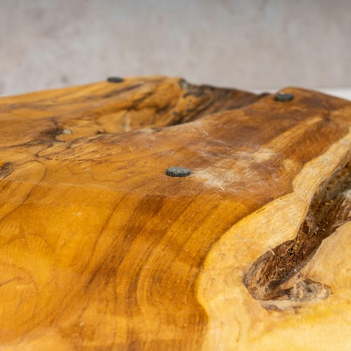 Schüssel Schale Teakholz 30cm 40cm 50cm Teak Massiv Holz Obstschale Holzschale - Bild 11 von 16