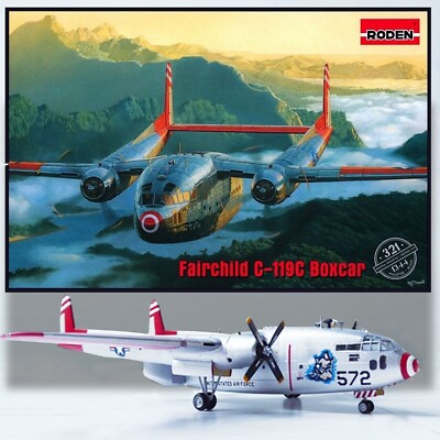 RODEN 321 1/144 FAIRCHILD C-119C ''FLYING BOXCAR'' MODEL KIT