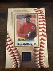 Ken Griffey Jr AUTHENTIC JERSEY Vintage Sports Cards Relic