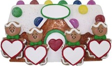Gingerbread House Group 4 family,friends,etc  PERSONALIZED FREE 