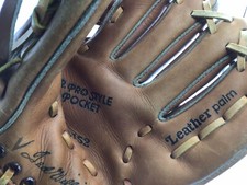 Ted Williams Sears Roebuck  Co Vintage Leather Glove