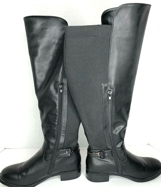 clarks wide calf knee high boots