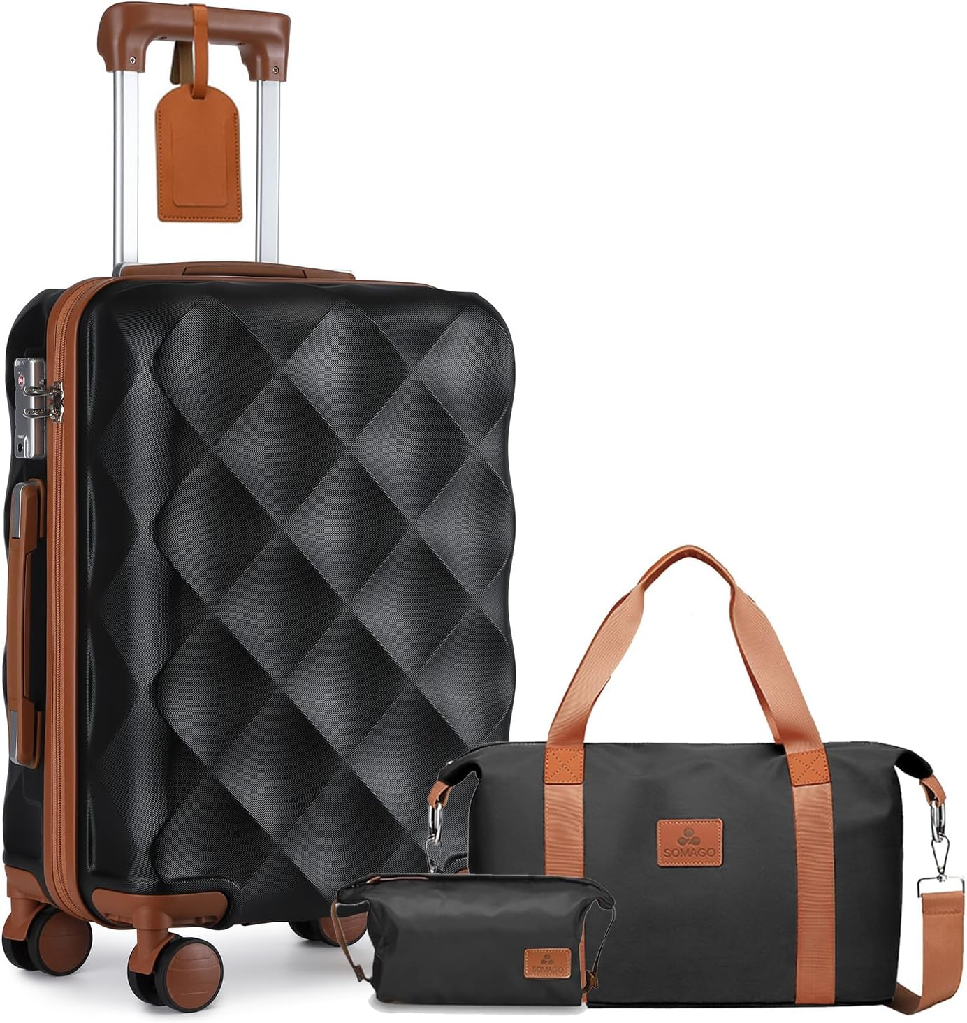 Carry on Luggage 20 Inch Airline Approved Hardside Spinner Wheels Lightweight Su-image