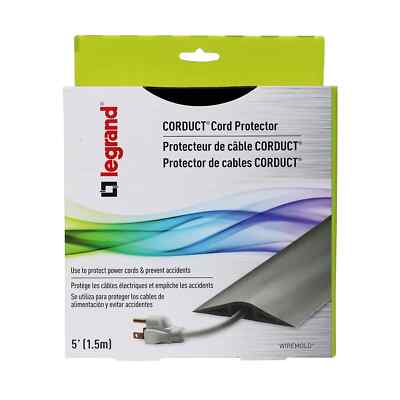 Legrand~CDI-5~Wiremold ~ Corduct Overfloor Cord Protector~Rubber Duct~Ivory