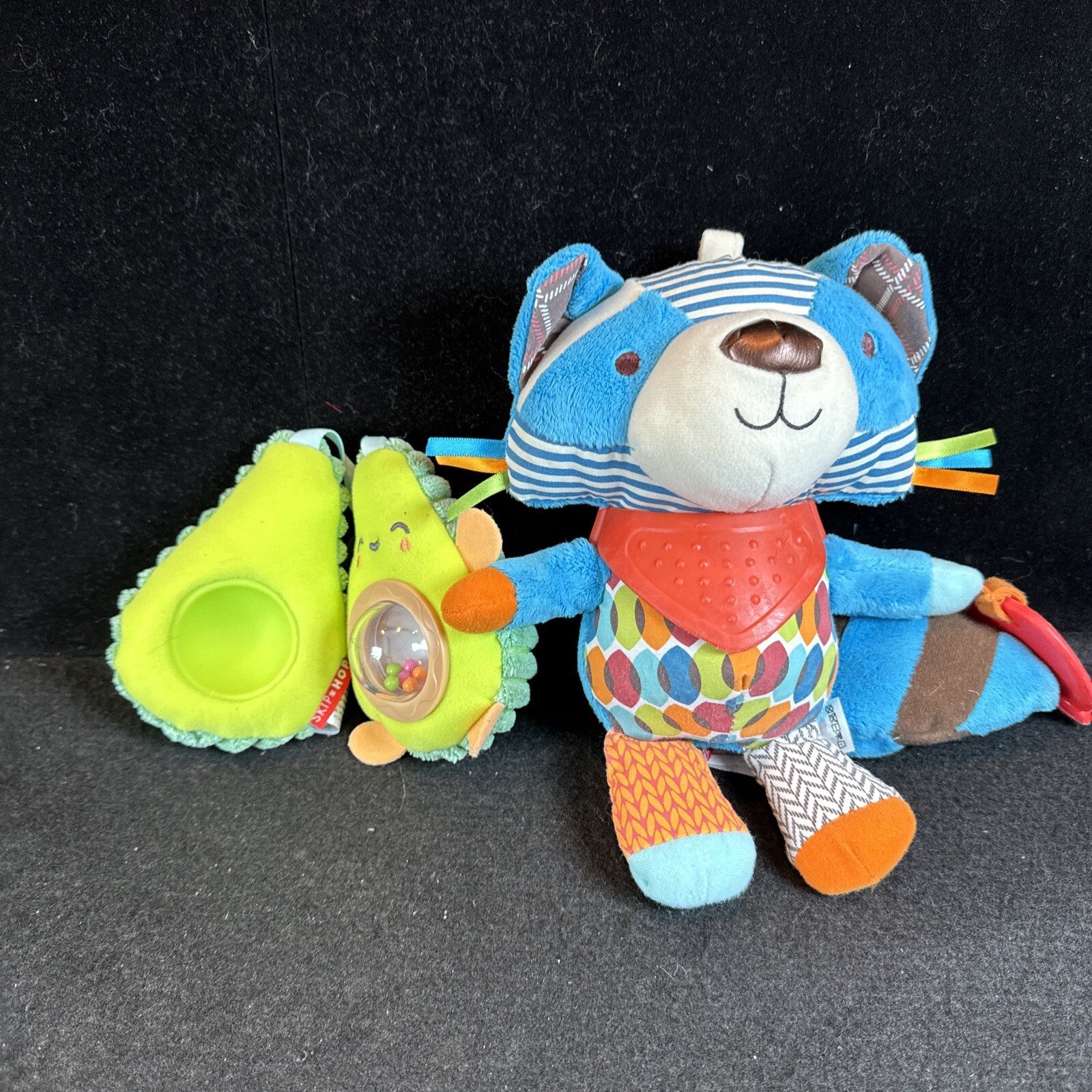 Skip Hop Lot of 2 Baby Developmental Toy Plush Stuffed Anima