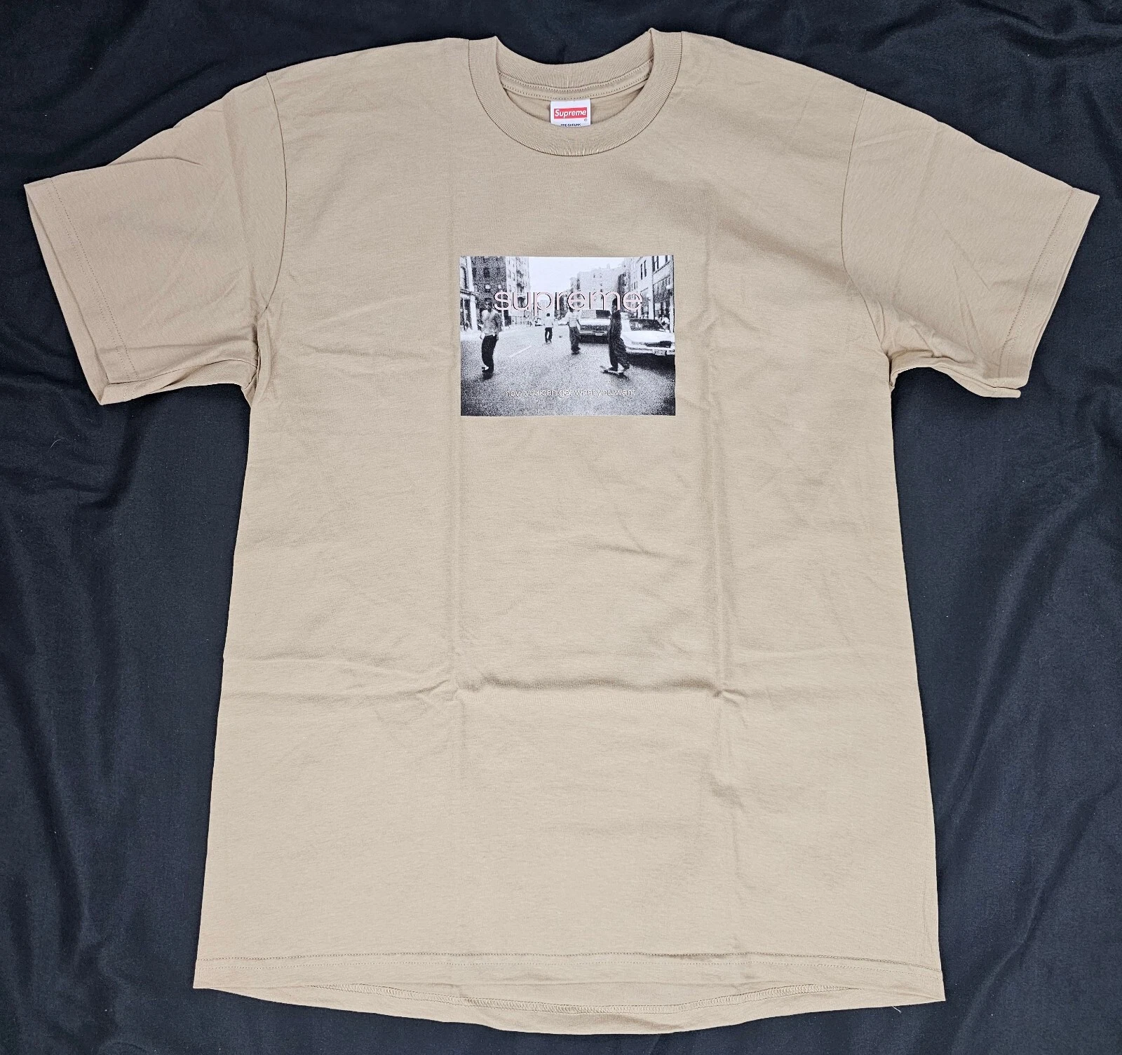 T shirt kaki à clip Supreme Crew 96 SS24 homme taille Grand TOUT NEUF