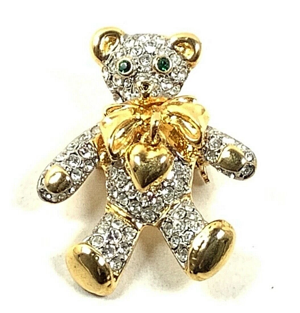Teddy bear sale brooch