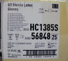 KIMTECH 56848 G3 Sterile Latex Gloves Size 8.5 Qty 200